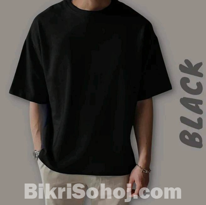 Cotton Drop Shoulder T-Shirt
